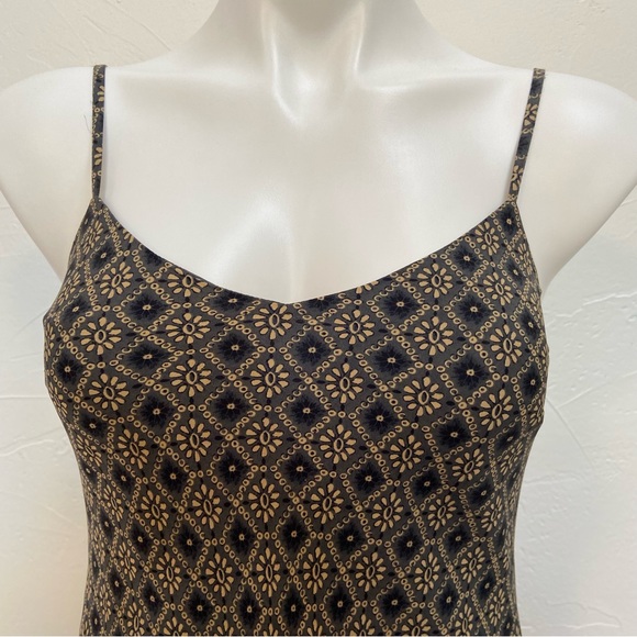 ANN TAYLOR VINTAGE Y2K 90s CLUELESS SILK SLIP DRESS - Picture 6 of 16